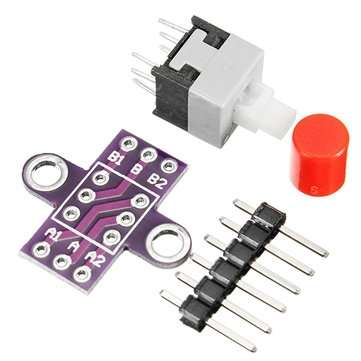 30pcs CJMCU-010 With Lock Button Self-locking Switch Double Row Switch Module