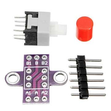 30pcs CJMCU-010 With Lock Button Self-locking Switch Double Row Switch Module