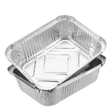30pcs Disposable Foil Trays Dishes Catering Containers Takeaway Oven Baking Tray