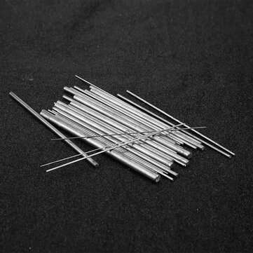 30PCS High Quality Stainless Steel Jewelry Cored Rod Wire Different Size Durable Tool for Jeweler Ne
