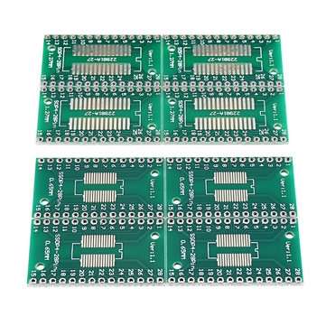 30pcs TSSOP28 SSOP28 To DIP28 SOP28 Transfer PCB Board DIP Pin Board Pitch Adapter