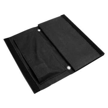30W 5V Foldable Solar Panel Power Bank Dual USB Fast Charger Waterproof Portable