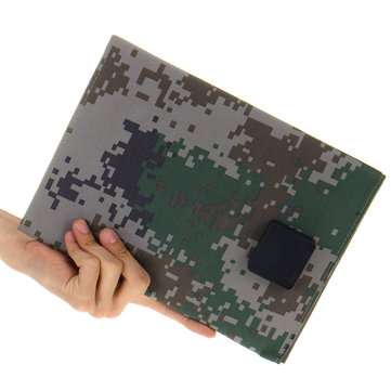 30W 5V Foldable Solar Power Bank Charger Solar Panel Package with Dual USB for Backpack Camping Hiki