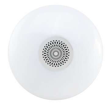 30W E27 Dimmable RGBW bluetooth Music Speaker LED Ceiling Light Bulb + 24Keys Remote Control AC110-2