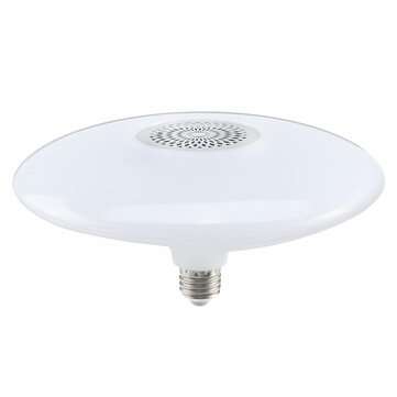 30W E27 Dimmable RGBW bluetooth Music Speaker LED Ceiling Light Bulb + 24Keys Remote Control AC110-2