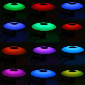 30W E27 Dimmable RGBW bluetooth Music Speaker LED Ceiling Light Bulb + 24Keys Remote Control AC110-2