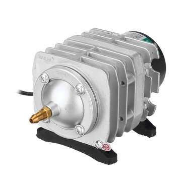 30W Electromagnetic Air Compressor Aquarium Oxygen Fish Pond Air Pump Aerator