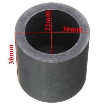 30X30mm Graphite Crucible Ingot Bar Combo Mold For Silver Gold Melting Casting