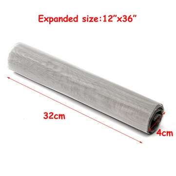 30x90cm Stainless Steel Woven Wire Filter Screen Sheet Filtration Cloth 120 Mesh