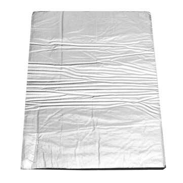 30x50cm Sound Proofing Deadening Mat Aluminum Foil Foam Anti Flame Retardant 7mm