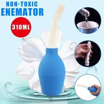 310ml Anal Vaginal Bulb Douche Colonic Irrigation Rubber Enema Rectal Syringe Cleaner