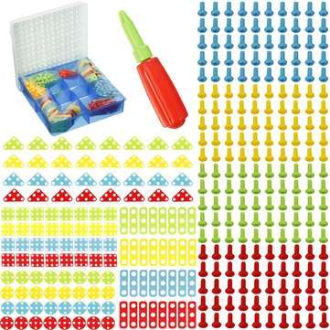 310Pcs Drilling Screw Set 3D Creative Nut Disassembly Creative Puzzle Toys Accessories Kids Building