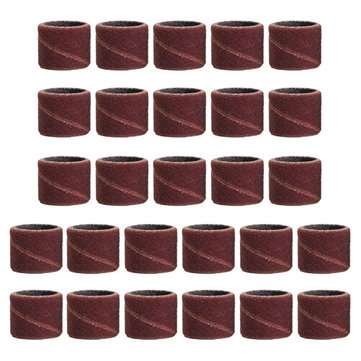 319pcs 3/8 1/4 1/2 Inch Sanding Bands Drums Sleeves 60 120 320 Grit Sanding Drum