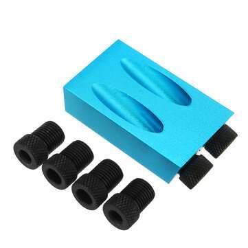31pcs 15 Degree Oblique Hole Locator Pocket Hole Jig Drill Bit Angle Woodworking Carpentry Tools