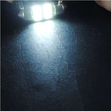 31MM Festoon 5630 6SMD Canbus Error Free Car White LED Interior Dome Light Bulb