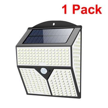 318LED Solar Light Infrared Motion Sensor Garden Security Wall Lamp for Outdoor Y... (QUANTITY: 1PC)
