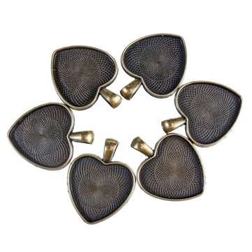 31Pcs Time Gem Epoxy Mould Combination Set With Round Oval Alloy Base