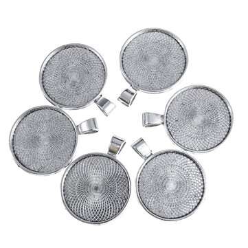 31Pcs Time Gem Epoxy Mould Combination Set With Round Oval Alloy Base