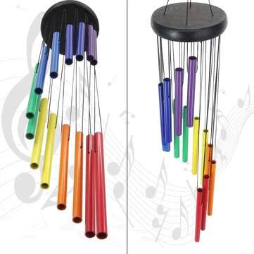 32 Inch Rainbow Wind Chimes Outdoor Amazing Grace Wind Chimes as Memorial Gift
