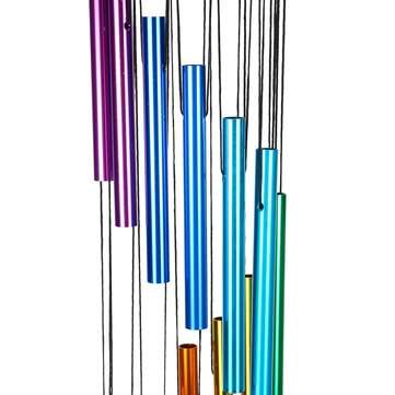 32 Inch Rainbow Wind Chimes Outdoor Amazing Grace Wind Chimes as Memorial Gift