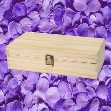 32 Holes Essential Oils Wooden Box Container Solid Pine Pure Natural Wood Storage Case