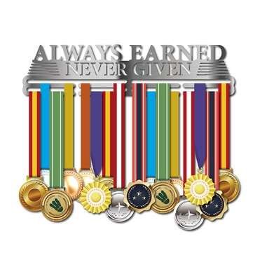 32 Medals Holder Sport Stainless Steel Running Medal Hanger Di... (TYPE: SEVENLIGHTCOLORSWITHREMOTE)