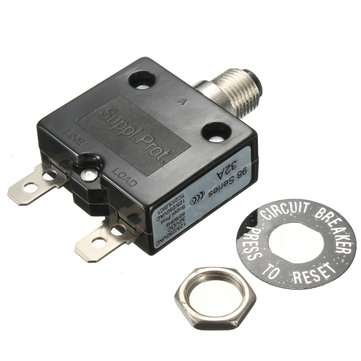 32A 125V/250V AC 50/60Hz Generator Overcurrent Overload Protector Thermal Circuit Breaker
