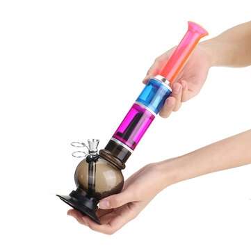 32cm Acrylic Smoking Pipes Tobaccos Pipes Portable and Easy to Clean Water pipe