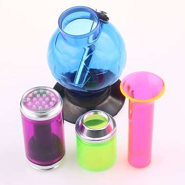 32cm Acrylic Smoking Pipes Tobaccos Pipes Portable and Easy to Clean Water pipe