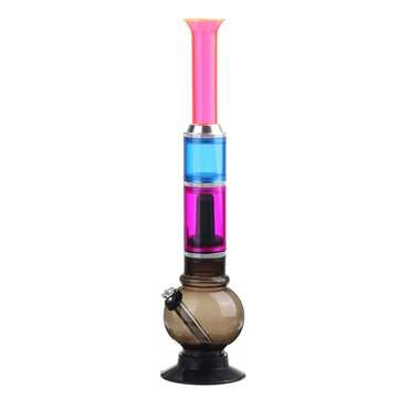32cm Acrylic Smoking Pipes Tobaccos Pipes Portable and Easy to Clean Water pipe