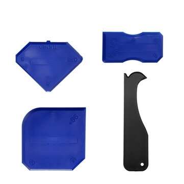 32Pcs Caulking Nozzle Silicone Remover Caulk Finisher Sealant Smooth Scraper Grout Kit Tools Plastic