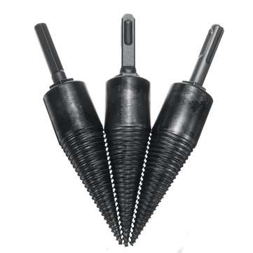 32mm High Speed Steel Firewood Splitting Drill Bit Hard Wood Co... (SHANK TYPE: SDSPLUSSHANK(ROUND))
