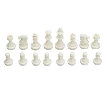 32pcs Plastic Game Chess International Checkerboard  Entertainment Adult Kids Gift Family Travel Boa