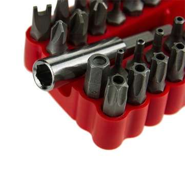33pcs Torq Torx Hex Star Spanner Tri Wing Screwdriver Magnetic Holder Security Tamper Proof Bit Set