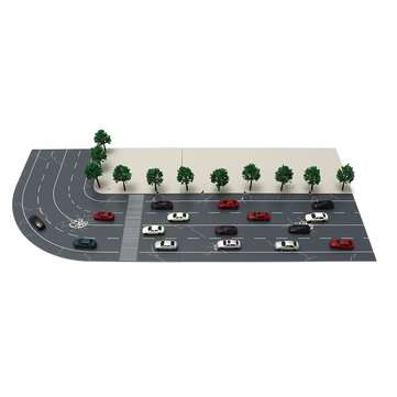 33Pcs 1:144 Battle Damaged Building Outland Model Railway Office Scene For Gundam Gift