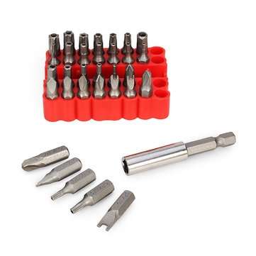 33pcs Magnetic Screwdriver Bit Set Torx Hex Star Spanner Tri Wing Electric Screwdriver Hex Bits with