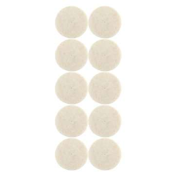 33pcs Soft Felt Electric Mill Polishing Buffing Wheel Mixed Set Accessory For Rotary Tools