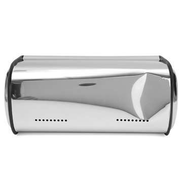 342114.5cm Stainless Steel Bread Box Storage Bin Keeper Food Kitchen Container