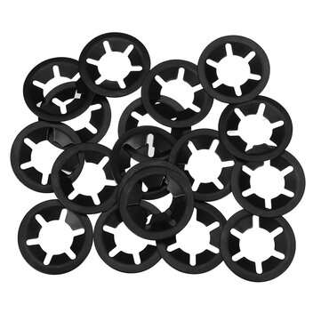 340Pcs Starlock Washers Push On Lock Star Nut Fastener Clips Lock Set M3-M12