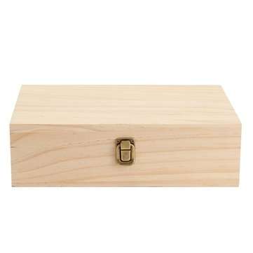 34 Grids Wooden Bottles Box Container Organizer Storage for Essential Oil Aromatherapy