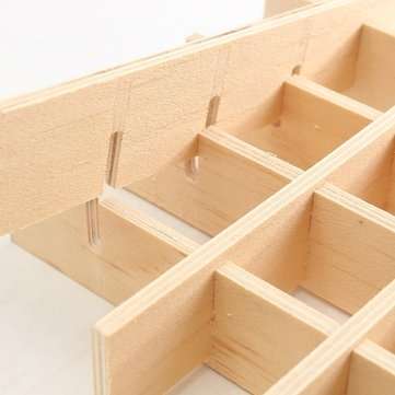 34 Grids Wooden Bottles Box Container Organizer Storage for Essential Oil Aromatherapy