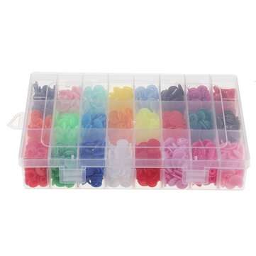 350Pcs DIY Craft KAM Snaps T5 Snap Starter Plastic Poppers Fasteners + Pliers