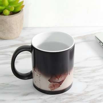 350ml Cat Lover Morphing Mug Heat Sensitive Color Changing Coffee Mugs Cup Gifts