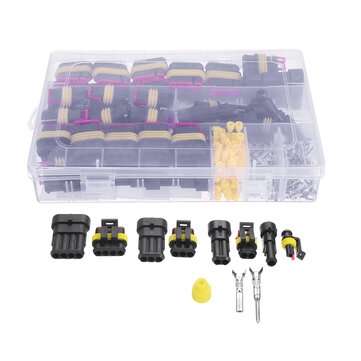 352pcs Car Electrical Connectors Kits Waterproof Electrical Wire Connector Plug for Car Waterproof P
