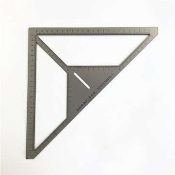35cm Angle Ruler Metric Aluminum Alloy Triangular Measuring Ruler Woodwork Speed Square Triangle Ang
