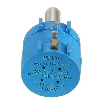 3590S-2-103L 10K Ohm BOURNS Rotary Wirewound Precision Potentiometer Pot 10 Turn