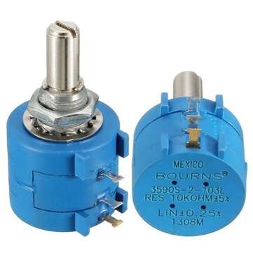 3590S-2-103L 10K Ohm BOURNS Rotary Wirewound Precision Potentiometer Pot 10 Turn