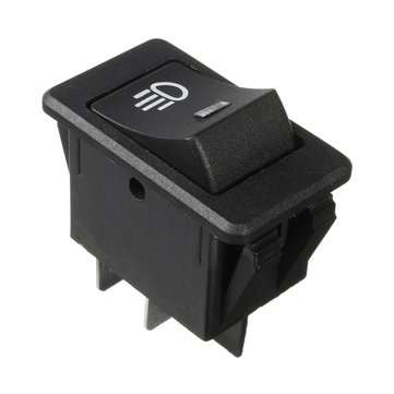 35A 12V DC 4 Pins Universal Fog Light Rocker Switch