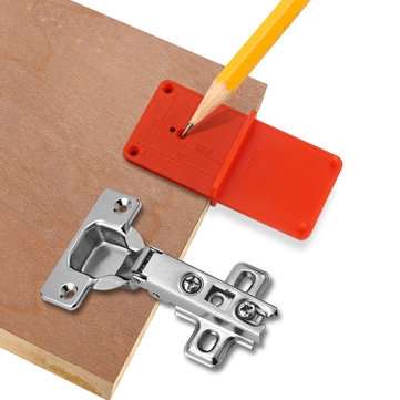 35mm 40mm Hinge Hole Drilling Guide Locator Hole Opener Template Door Cabinets DIY Tool For Woodwork