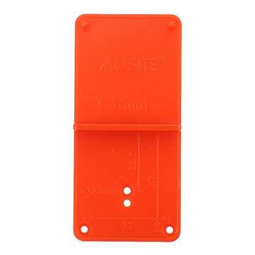 35mm 40mm Hinge Hole Drilling Guide Locator Hole Opener Template Door Cabinets DIY Tool For Woodwork